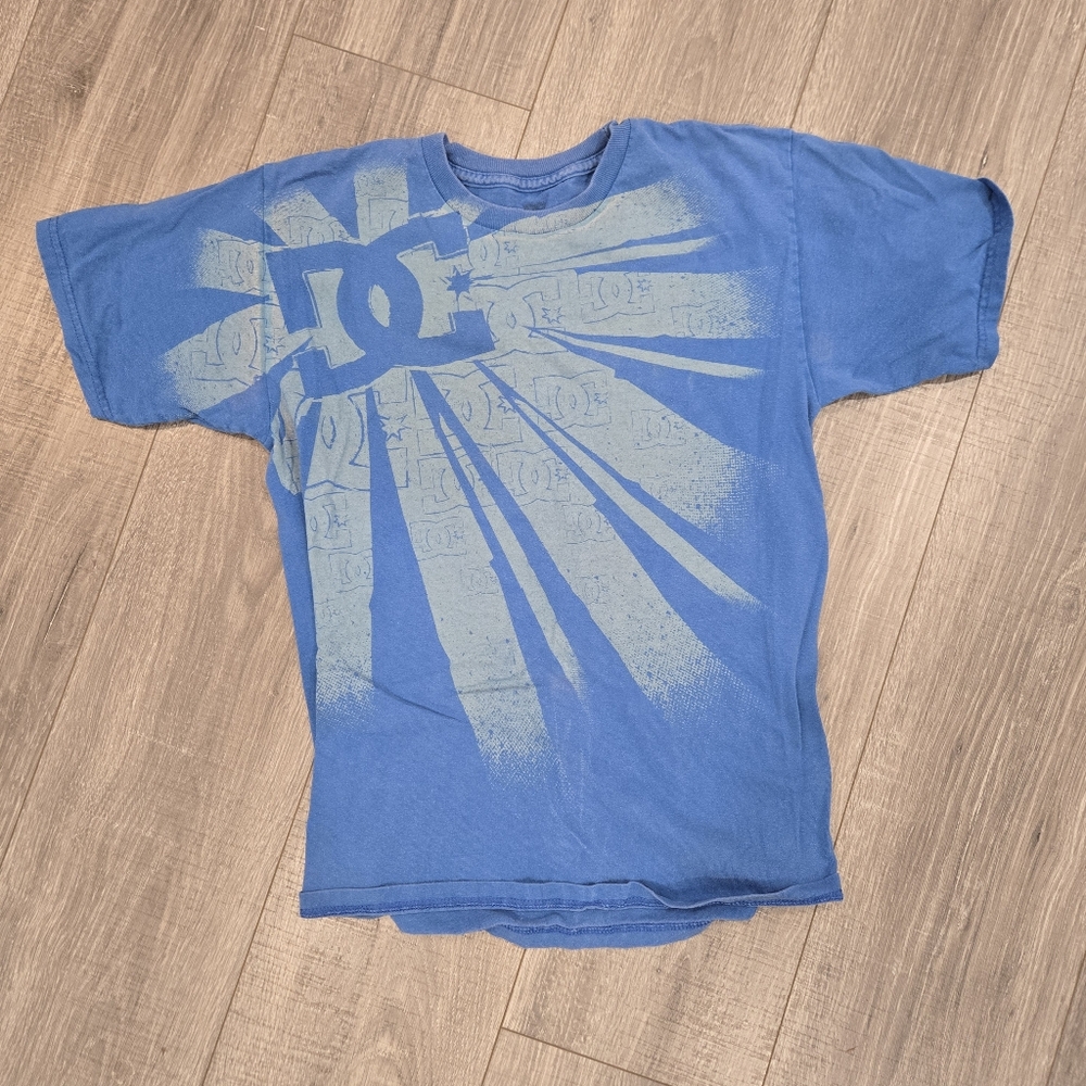 Blue DC Sunburst Logo T-Shirt